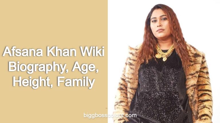 Afsana Khan Bigg Boss Biography